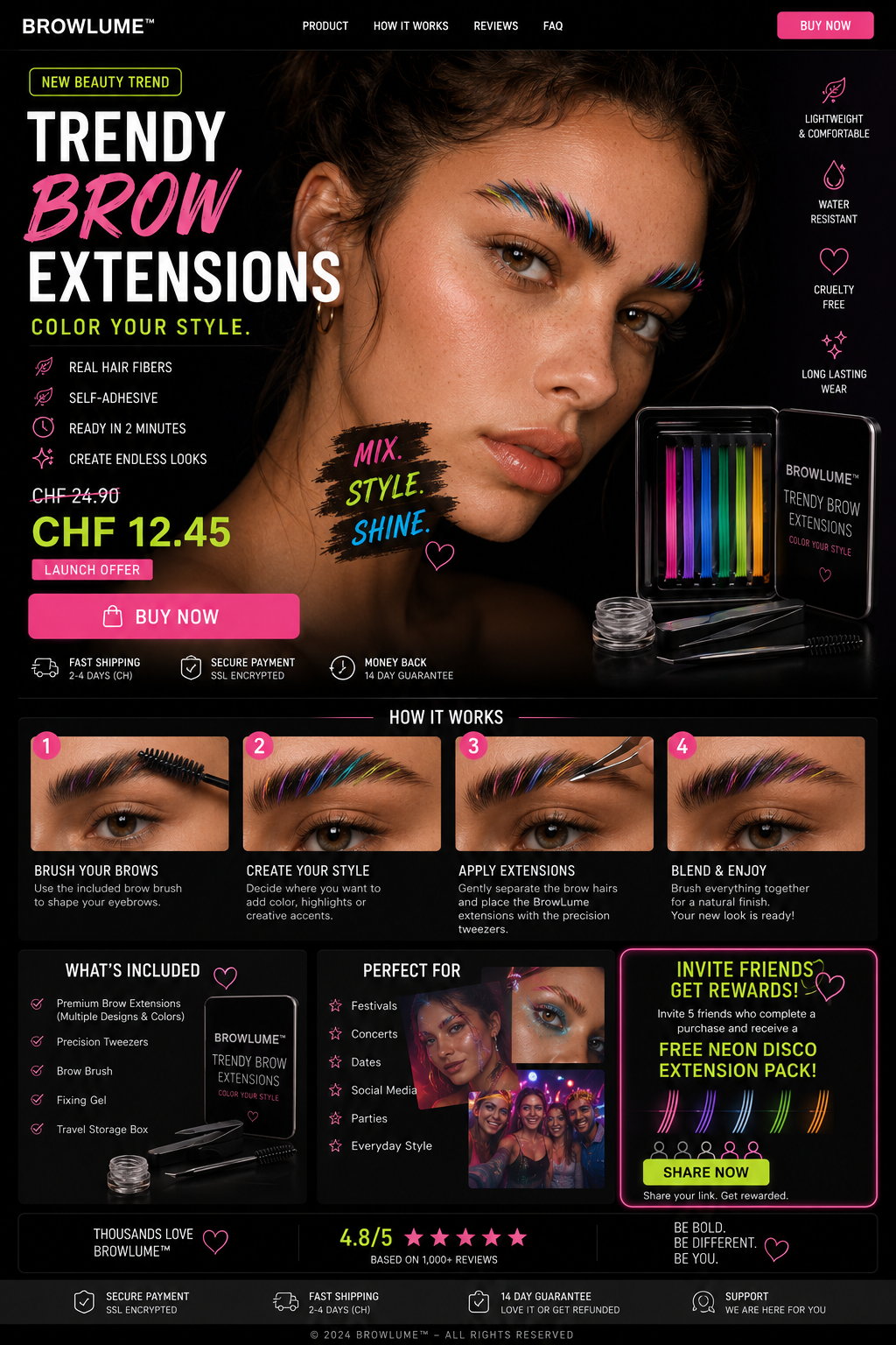 BrowLume Trendy Brow Extensions